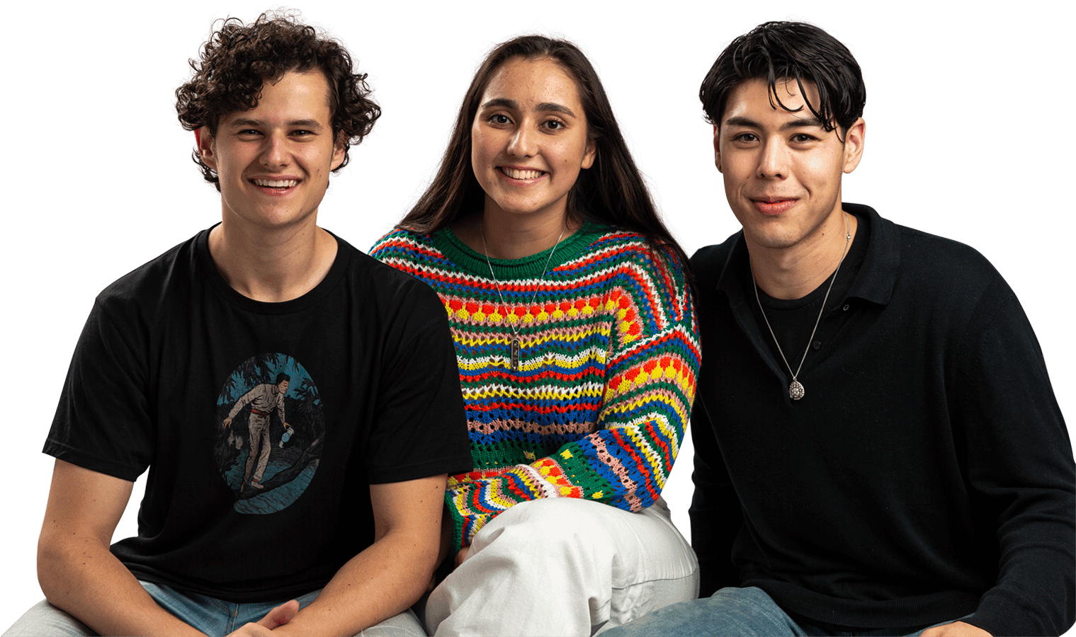A group of young people gathered at the Rozelle community hub